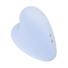 Вакуум-волновой бесконтактный стимулятор клитора Satisfyer Cutie Heart, силикон, цвет голубой - Фото 14