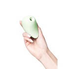 Вакуум-волновой бесконтактный стимулятор клитора Satisfyer Pearl Diver, силикон, цвет зелёный - Фото 18