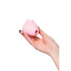Вакуум-волновой стимулятор клитора Qli by Flovetta Bun, 6,5 см, силикон, цвет розовый - Фото 9