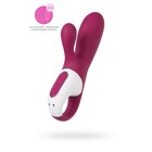 Вибратор Satisfyer Hot Bunny с клиторальным стимулятором, цвет красный - Фото 1