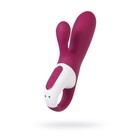 Вибратор Satisfyer Hot Bunny с клиторальным стимулятором, цвет красный - Фото 2