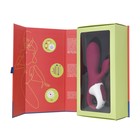 Вибратор Satisfyer Hot Bunny с клиторальным стимулятором, цвет красный - Фото 7