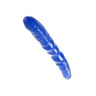 Двусторонний фаллоимитатор Toyfa Basic, 28,5 см, TPE, цвет синий - Фото 4