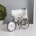 Фоторамка для фотографии 10×15 см с часами «Велосипед», пластик, 18×22 см - Фото 3