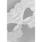 Маска нитяная Eromantica Marquise, текстиль, цвет белый, 17,5 см - Фото 3