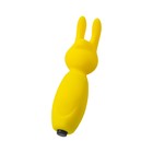 Минивибратор Eromantica Fluffy, 8,5 см, силикон, цвет жёлтый - Фото 8