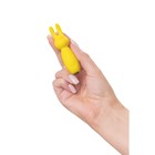 Минивибратор Eromantica Fluffy, 8,5 см, силикон, цвет жёлтый - Фото 9