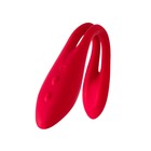 Многофункциональный вибратор для пар Satisfyer Elastic Joy, цвет красный - Фото 15