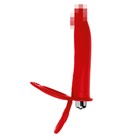 Насадка на пенис для двойного проникновения Black&Red by Toyfa, 19 см, силикон, красная - Фото 2