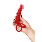 Насадка на пенис для двойного проникновения Black&Red by Toyfa, 19 см, силикон, красная - Фото 6
