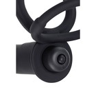 Насадка на пенис для двойного проникновения Black&Red by Toyfa, 19 см, силикон, цвет чёрный - Фото 8