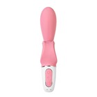 Нереалистичный вибратор Satisfyer Hug me, силикон, цвет розовый - Фото 2