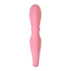 Нереалистичный вибратор Satisfyer Hug me, силикон, цвет розовый - Фото 10