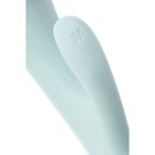 Нереалистичный вибратор Satisfyer Triple Oh, 24 см, силикон, цвет голубой - Фото 8