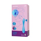 Стимулятор точки G Satisfyer G-Spot Flex 4+, цвет голубой - Фото 14