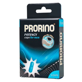 Энергетические капсулы Ero Prorino black line Libido, мужские, 5 шт