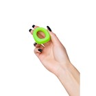 Эрекционное кольцо на пенис Eromantica Peak, 4,5 см, силикон, цвет зелёный - Фото 5