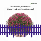 Ограждение декоративное, 35 × 210 см, 5 секций, пластик, сиреневое, RENESSANS, Greengo - Фото 6