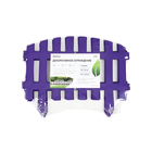 Ограждение декоративное, 35 × 210 см, 5 секций, пластик, сиреневое, RENESSANS, Greengo - Фото 9