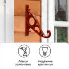 Кронштейн для кашпо, 20 см, пластик, «Барокко» - Фото 3