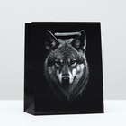 Пакет подарочный "Волк",  11,5 х 14,5 х 6,5 см - фото 12179066