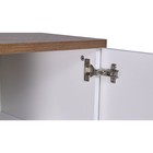 Шкаф четырёхдверный Polini Kids Ameli 4005, 2 секции, цвет белый-дуб крафт 10350757 - фото 319812359