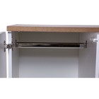 Шкаф четырёхдверный Polini Kids Ameli 4005, 2 секции, цвет белый-дуб крафт - Фото 9