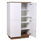 Шкаф четырёхдверный Polini Kids Ameli 4005, 2 секции, цвет белый-дуб крафт - Фото 3