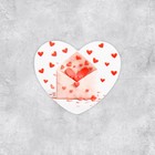 Открытка-валентинка «Любовное послание», 7 х 6 см - Фото 1