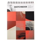 Скетчбук 21×29 см для пастели, 30 листов, жесткая обложка, плотность 130 г, МИКС - Фото 6