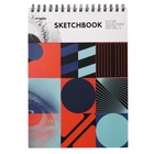 Скетчбук 21×29 см для пастели, 30 листов, жесткая обложка, плотность 130 г, МИКС - Фото 7
