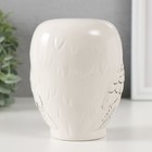 Копилка керамика "Белый северный филин" 10,5х9х12,5 см - фото 9075296