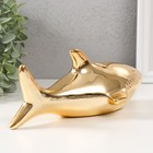 Копилка керамика "Золотая акула" 24,5х12,5х11 см - фото 9075339