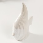 Копилка керамика "Рыбка скалярия" белый перламутр 12,5х6,3х18 см - Фото 5