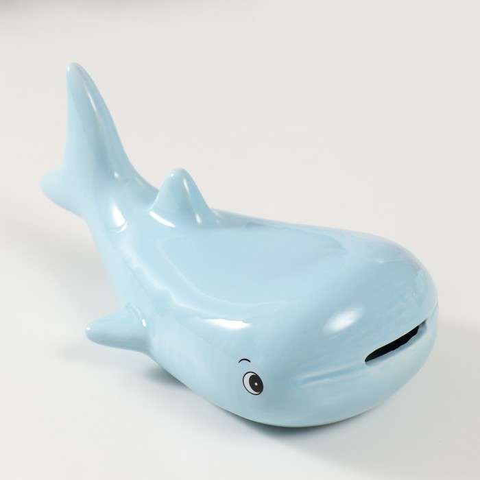 Копилка керамика "Голубой кит" 21,5х10,5х10,5 см