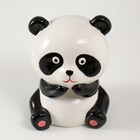 Копилка керамика "Удивлённая панда" 11,4х10,5х13,8 см - фото 9075449