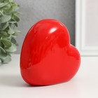 Копилка керамика "Красное сердце - I love you" 11х5х10,5 см - Фото 2