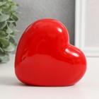Копилка керамика "Красное сердце - I love you" 11х5х10,5 см - Фото 4