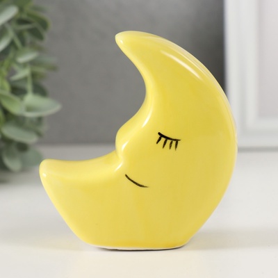 Копилка для денег «Спящий месяц», керамика, 9.5×4×10 см