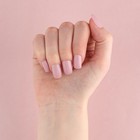 Накладные ногти «Нюд», 24 шт, клеевые пластины, форма квадрат, цвет глянцевый нежно-розовый - фото 9061048