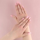 Накладные ногти «Нюд», 24 шт, клеевые пластины, форма квадрат, цвет глянцевый нежно-розовый - фото 9898446