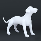 Манекен собаки, надувной, 80 х 56 х 25 см, белый - Фото 1
