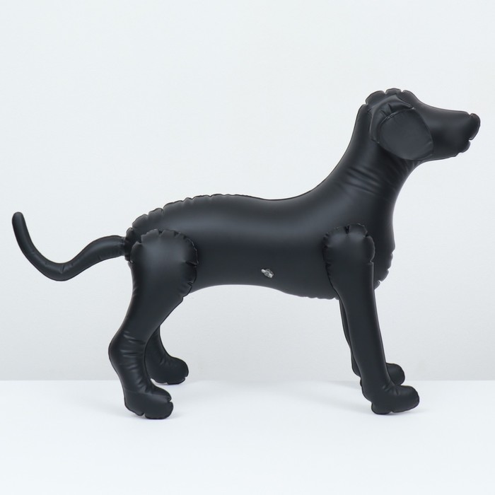 Манекен собаки, надувной, 80 х 56 х 25 см, черный