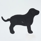 Манекен собаки, надувной, 80 х 56 х 25 см, черный - фото 9033530