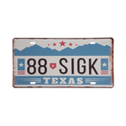 Декоративный номерной знак, "Техас", 30×15 см - фото 321082460