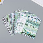 Набор бумаги для скрапбукинга 12 лист 12 дизайнов "Привет, весна!" 160 гр 15,2х15,2 см - фото 20182416