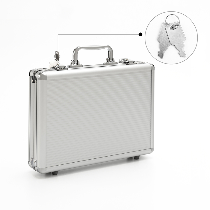 Металлический кейс, 30×21×6.5 см - Фото 1