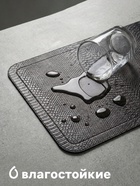 Салфетки сервировочные на стол Magistro, 2 шт., 30×45 см, чёрные - Фото 3