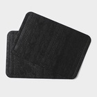 Салфетки сервировочные на стол Magistro, 2 шт., 30×45 см, чёрные - Фото 4