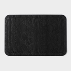 Салфетки сервировочные на стол Magistro, 2 шт., 30×45 см, чёрные - Фото 2